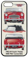 Austin Healey 3000 MkII Convertible 1962-64 Phone Cover Vertical